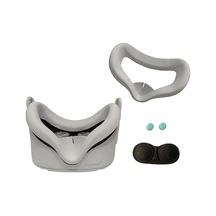 Oculus Quest 2 Vr İçin Çizilmez Toz Geçirmez Koruyucu Kılıf Lens Kapağı Kapağı Kol - Açık Gri Açık Gri