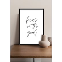 Motto Yazılı Çerçeve Görünümlü Mdf Tablo Çok Renkli - 713604910 Çok Renkli