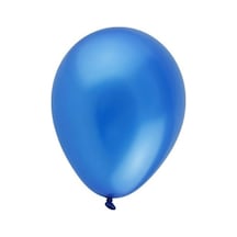 Balonevi Balon Metalik Mavi 100 Lü Çok Renkli