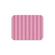 Pembe Renkli Çizgili Ergonomik Mouse Pad, Kaymaz Yüzey İle Ev Ve Ofis Kullanımı İçin İdeal