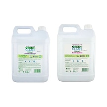 U Green Clean Bitkisel Çamaşır Deterjanı 5 L + U Green Clean Bitkisel Yumuşatıcı 5 L