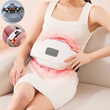 Jeehugo Beyaz Menstrual Isıtıcı Bel Bantı - 3 Seviye Isı Ve Masaj - Manyetik Şarj - Menstrual  Alatı Çok Renkli