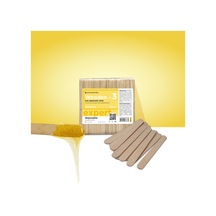 Staleks Ahşap Wax Sir Ağda Spatulası İnce 100lü