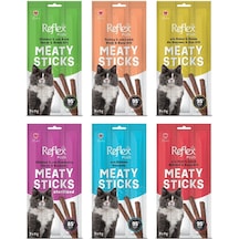 Reflex Meaty Sticks Karışık Kedi Ödül Maması Seti 6'lı 3 x 5 G