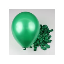 Metalik Balon Parti Organizasyon Balonu 12 İnç Düğün Doğum Günü Dekorasyon 30 Adet Yeşil
