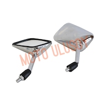 Ayna Takımı Krom Honda Cbf150 Cb125 E Yamaha Ybr125 Tvs Apache Bajaj Pulsar Ns200