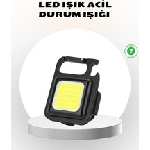 Zenvia Süper Parlak 800 Lümen Led Fener Usb Şarjlı, 3 Işık Modlu, Mini Taşınabilir Ve Anahtarlık Tipi Znv20 Çok Renkli