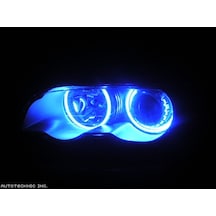 88 MM Mavi Power Led Angel Far Angel Eye Far Halkası 2 Adet