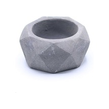 Elmas Beton Saksı 05 Gri