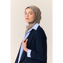 Silk Home Viskon Karışımlı Velora Eşarp Gri-bebe Mavi-yağ Yeşili Desenli Yumuşak Dokulu Tok Duruşlu 90x90 Çok Renkli