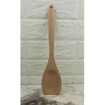 Lüks Ahşap Servis Kaşık Büyük Boy 31cm