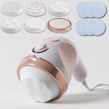 Velform Vibraluxe Pro Masaj Cihazı + 6 Ekstra Dosya - Cilt Sıkılaştırma, Titreşim Ve Döndürme, Selülit Masajı, Ponza Taşı, Diyet Planı, Vücut Ve Cilt İçin Sağlıklı Yaşam Ve Güzellik Bakımı