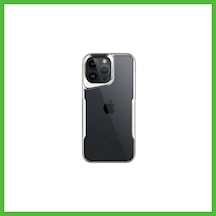 Vaveni İphone 16 Pro Uyumlu Kılıf Boyi Silikon Kapak - Gümüş Arz