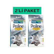 Pro Line Aktif Karbonlu 10 Lt Bentonit Kedi Kumu - 2 Adet