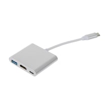 4962 Usb 3.1 Type C To Hdmı Usb 3.0 Dönüştürücü Adaptör Kablosu Laptop İçin