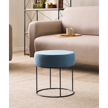 Favora Didim Puf - Mavi Mavi