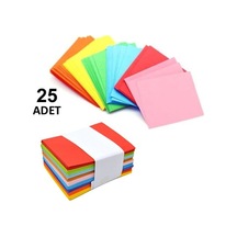 25 Adet, Renkli Zarf, 7x9 Cm, Renkli Mini Zarflar Karışık Renkler