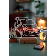 Volkswagen Caddy 16 Renk Kumandalı 3d Gece Lambası