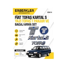 Fiat Tofaş Kartal S Yazı Tofaş T Panjur Ve Bagaj Arma Set - Erb1004