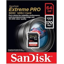 Sandisk 64Gb 170Mb/S Sd Hafıza Kartı