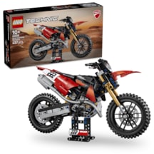 LEGO® Technic Ducati Desmo450 MX Factory Motosiklet 42238 - 10 Yaş ve Üzeri için Süspansiyon İçeren Oyuncak Yapım Seti (457 Parça)