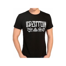 Bant Giyim - Led Zeppelin Siyah Erkek T-Shirt Tişört