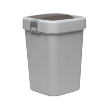 Motekk Comfort Dust Bin Gri Mutfak Çöp Kovası - 18 Lt