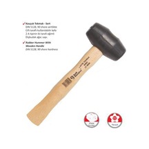 Ağaç Saplı Lastik Tokmak No:70