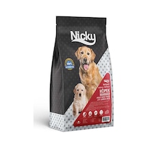 Nicky Kuzu ve Pirinçli Yetişkin Köpek Maması15 KG