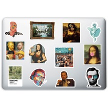 Art Sanat Tasarımlı Laptop Notebook Tablet Telefon Sticker Set 009