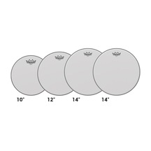 Remo Pp-0110-ba Propack Ambassador Coated 10-12-14 + 14 Tam S