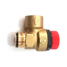 Kombi 3 Bar Emniyet Ventili 1/2 Geçme Prinç Oringli Eca Ve Baymak Uyumlu