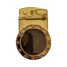 Gold Çift Torch Pürmüz Metal Puro Çakmağı - Tr8064