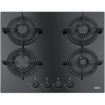 Franke Crystal Line FHCR 604 4G HE BK C Cristallo Nero Ankastre Ocak Siyah