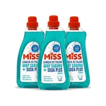 Miss Çamaşır Deterjanı Arap Sabunu Soda Plus Etkili 3 X 1500 Ml
