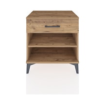 Hyperion Komodin Tek Raflı Tek Çekmeceli 60x44x64 Çam-çam Atlas Çam