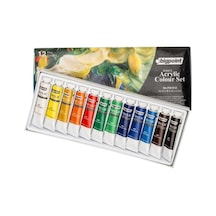 Bıgpoınt 12 Renk Akrilik Boya Tüp 12 Ml