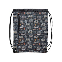 Smıggle Drawstrıng Bag Lımıtless Bağcıklı Sırt Çanta Mavi