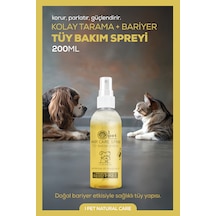 Kedi Köpek Tüy Parlatıcı Ve Kolay Tarama Spreyi 200 Ml Dış Etkenlere Karşı Koruma