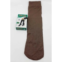 Oral 12 Adet Vizon Renk Mikro 70 Dizaltı Çorap Vizon