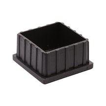 55X55 Plastik Iç Tapa Siyah