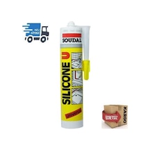 Soudal Silikon Beyaz Veya Şeffaf 280 Gr.