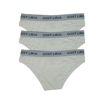 - Ivory Kadın Slip 3 Lü Paket Ekru Ekru