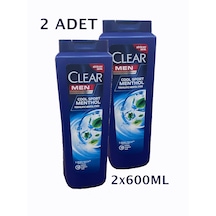 Clear Men Cool Sport Menthol Kepeğe Karşı Etkili Şampuan 2 x 600 ML