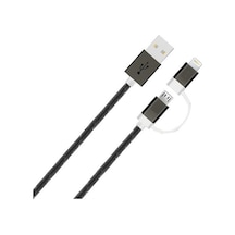 LinkTech K555 2in1 Lightning / Micro USB Şarj Kablosu