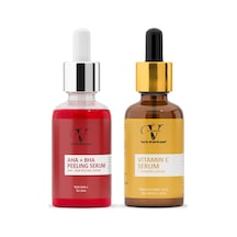 Vitanova Aha-Bha Peeling Serum 30 ML + Vitamin C Serum 30 ML