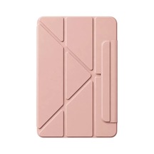 Newface Apple iPad Uyumlu 2025 10.9 10.nesil A16 Edz Manyetik Standlı Tablet Kılıfı - Rose Gold