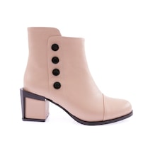 Dgn 725-22k Kadin Aksesuar Detayli Topuklu Bot 725-1922-R12632 Ten Rengi