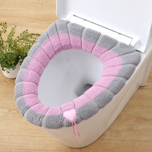 Kalınlaştırılmış Kulplu Klozet Kapağı - Pembe