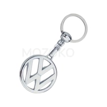 Yüksek Kaliteli Volkswagen Logolu Metal Araç Anahtarlık, Çift Yönlü Logo, Hediyelik Araba Anahtarlık